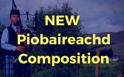 New Piobaireachd Composition — Colin MacKenzie’s Salute