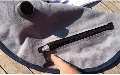 Close up with the new premium sheepskin pipe bag (HD Video)