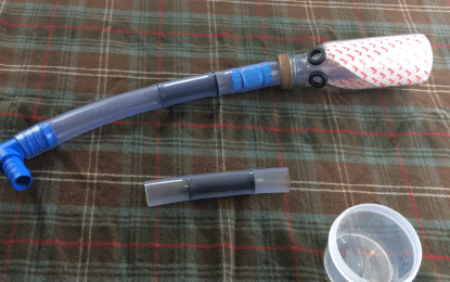 Close up with a new water trap device
