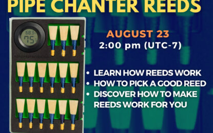 Inner Circle LIVE — Pipe Chanter Reeds